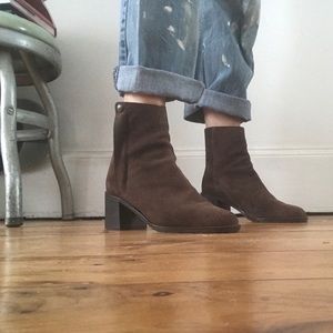 Suede Ankle Bootie